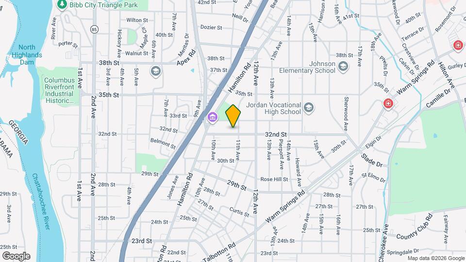 1037 32nd St Map and Location Details