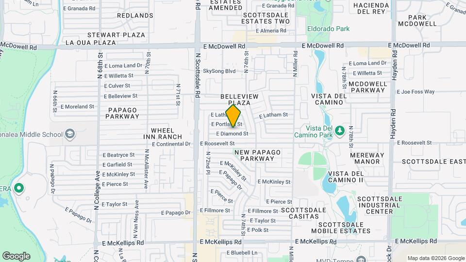 7314 E Diamond St Mapa y Detalles de la Ubicación