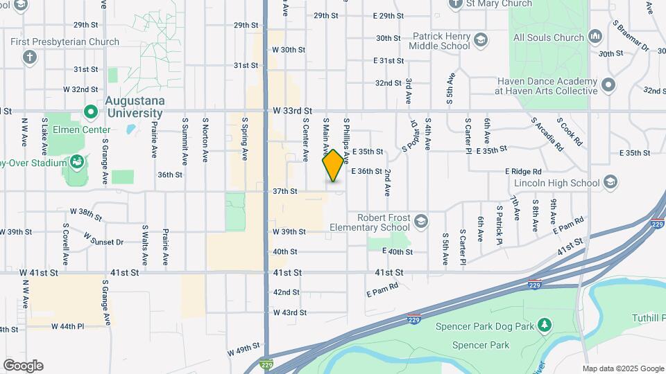3 Bed 2 Bath Duplex w/ Attached Garage Map and Location Details