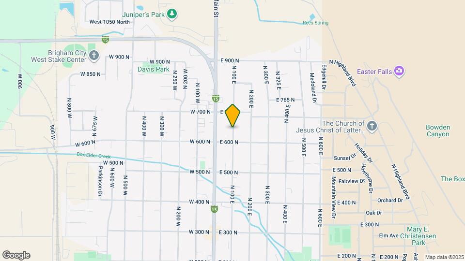 353 N 100 E Map and Location Details