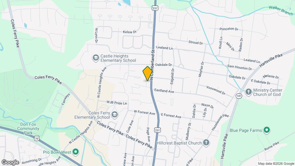 904 N Cumberland St Map and Location Details