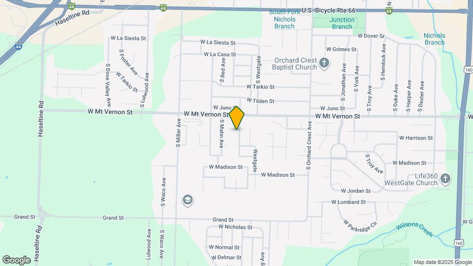 647 S Hazelnut Ave Map and Location Details