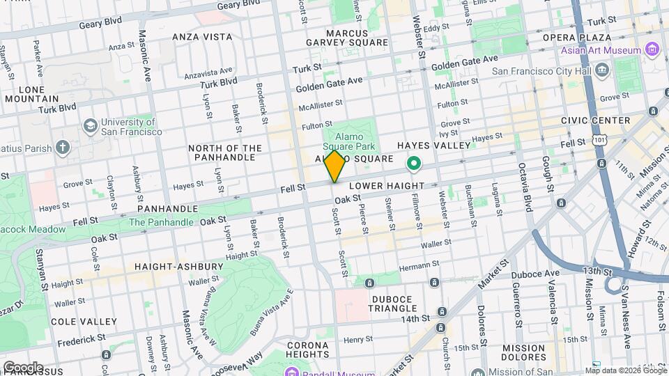 442-444 Scott St Mapa y Detalles de la Ubicación