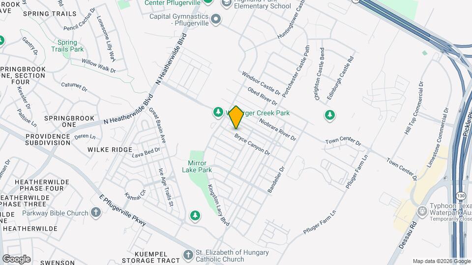 800 Bryce Canyon Dr Map and Location Details