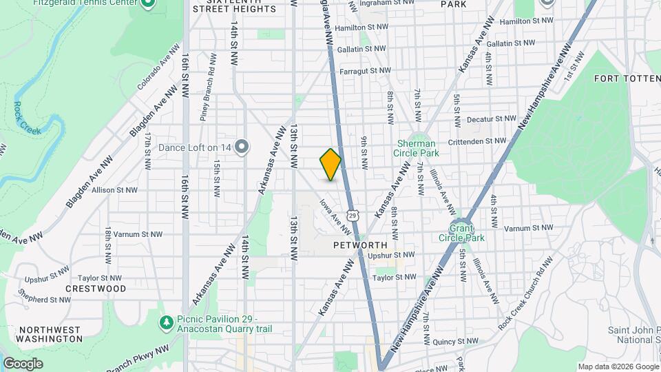 1117 Allison St NW Map and Location Details