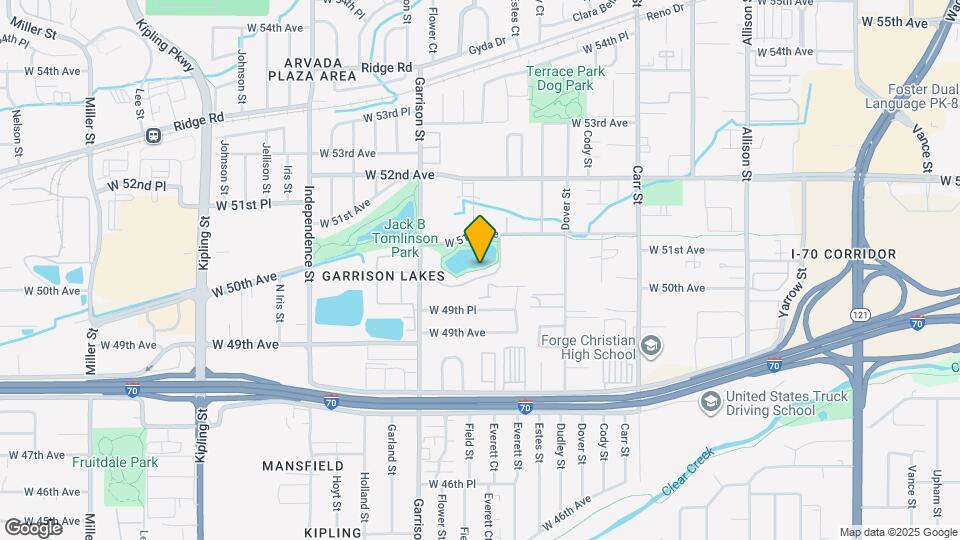 8989 W 50th Ln Map and Location Details