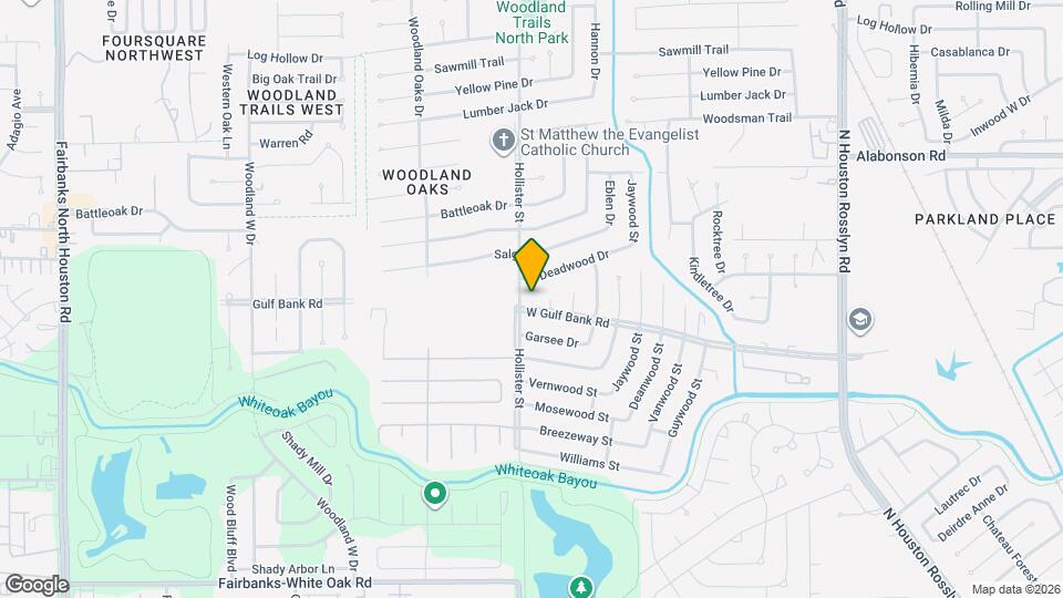 7724 W Gulf Bank Rd Map and Location Details