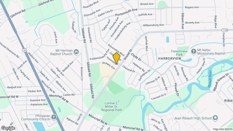 8814 Yeoman Dr Map and Location Details