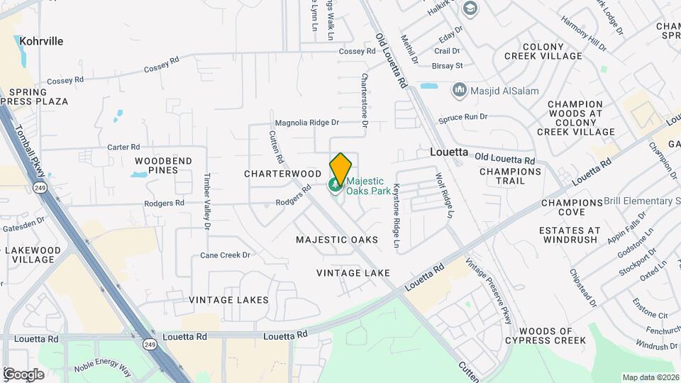 16115 Charter Rock Dr Map and Location Details