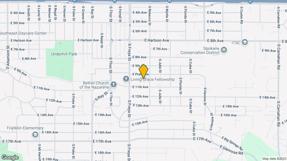 1020 S Rebecca St Map and Location Details