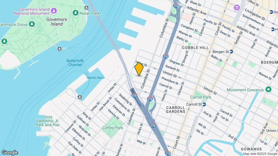 34-36 Carroll St Mapa y Detalles de la Ubicación