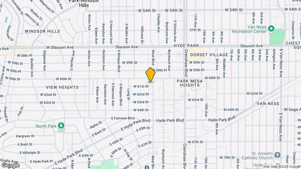 3607-3611 W 61st St Map and Location Details