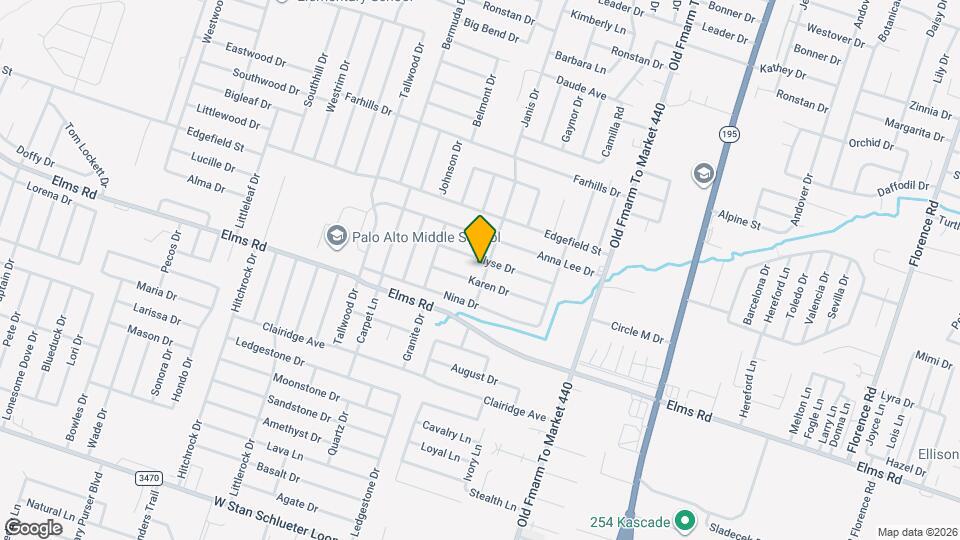 1402 Elyse Dr Map and Location Details