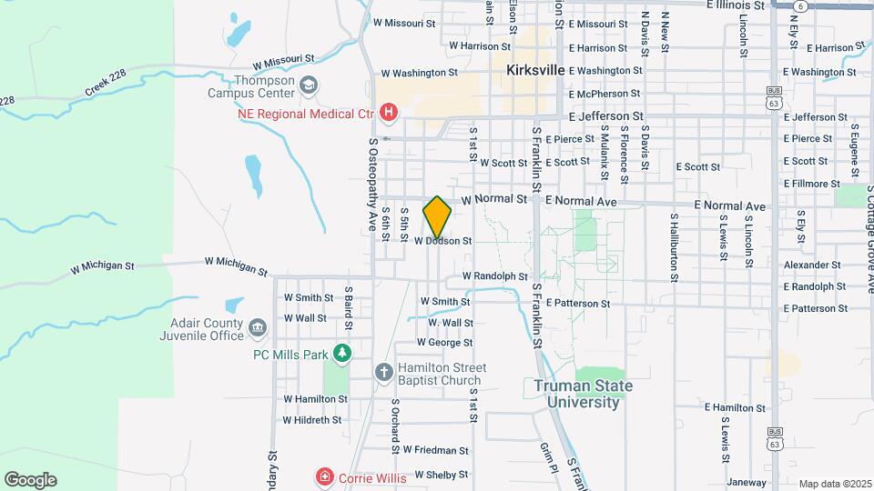 501 W Dodson St Mapa y Detalles de la Ubicación