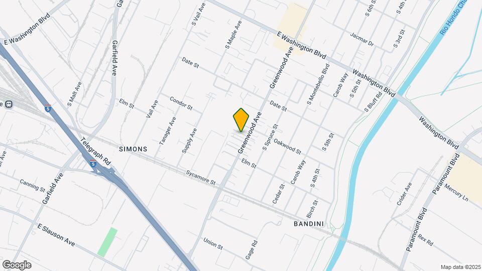 1321 S Greenwood Ave Mapa y Detalles de la Ubicación