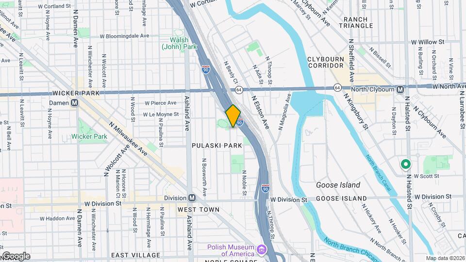 1431 N Cleaver St, Unit 3 Map and Location Details