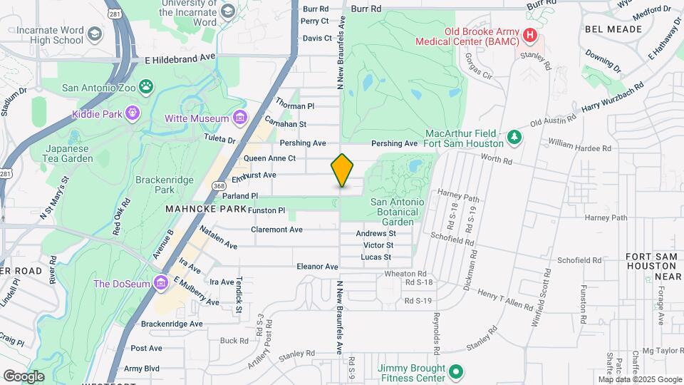 3402 N New Braunfels Ave Map and Location Details