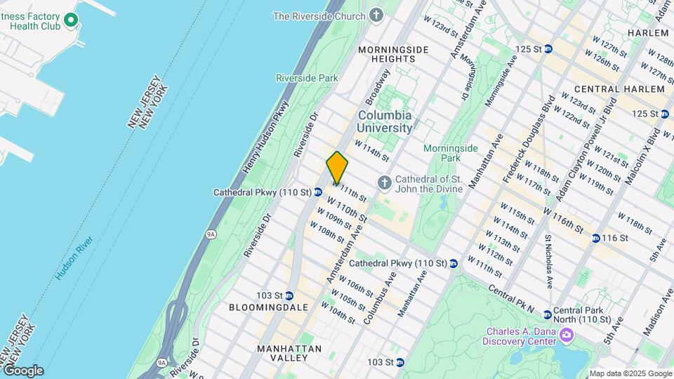 532 W 111th St Mapa y Detalles de la Ubicación