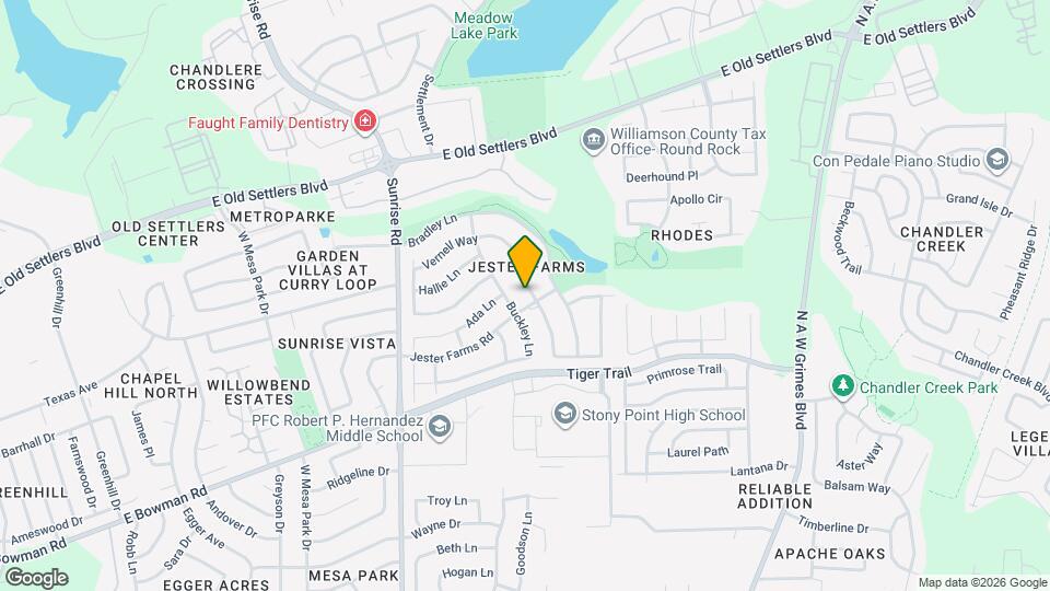 2562 Vernell Way Map and Location Details