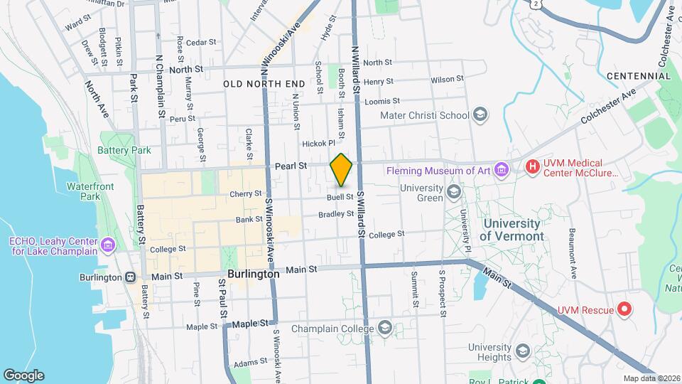 114 Buell St, Unit 1 Map and Location Details