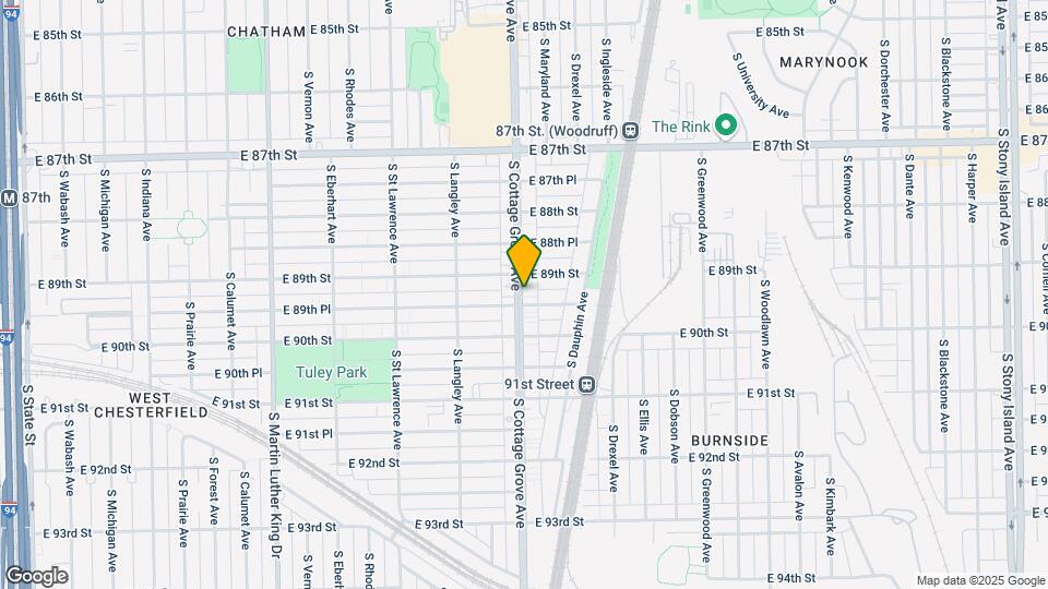 8917 S Cottage Grove Ave Map and Location Details