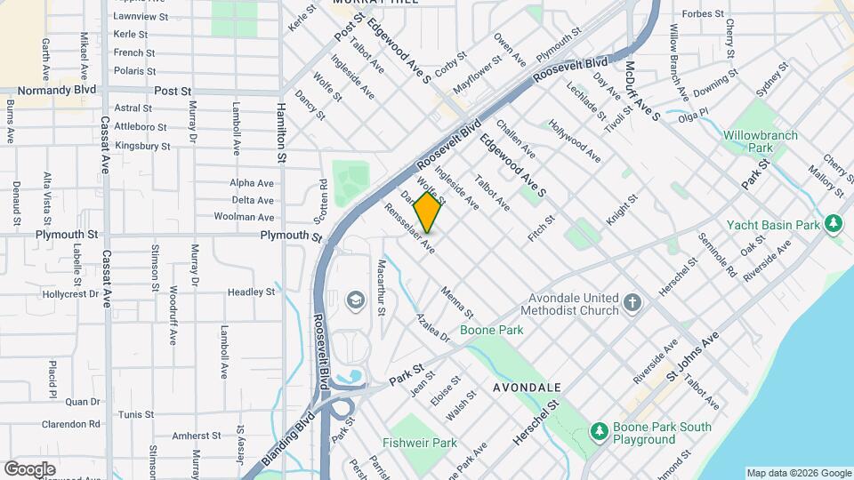 1289 Rensselaer Ave Map and Location Details