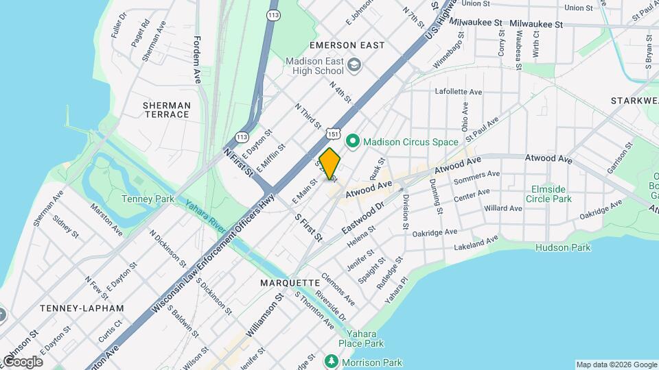 Second Street Apartments Map and Location Details