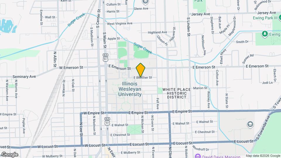 311 E Beecher St Mapa y Detalles de la Ubicación