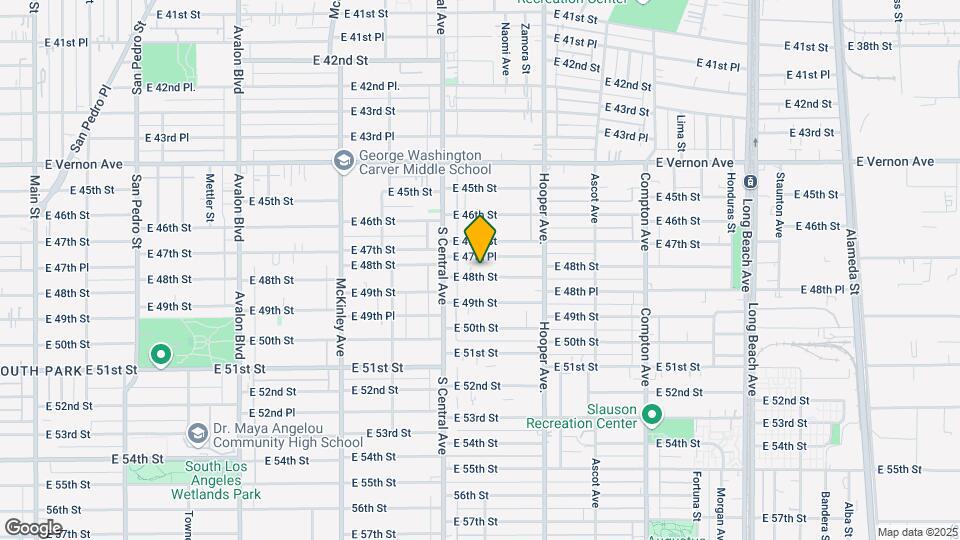 1163 E 48th St Mapa y Detalles de la Ubicación