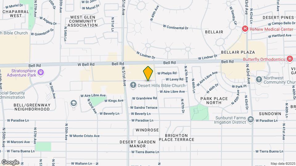 4925 W Phelps Rd Map and Location Details