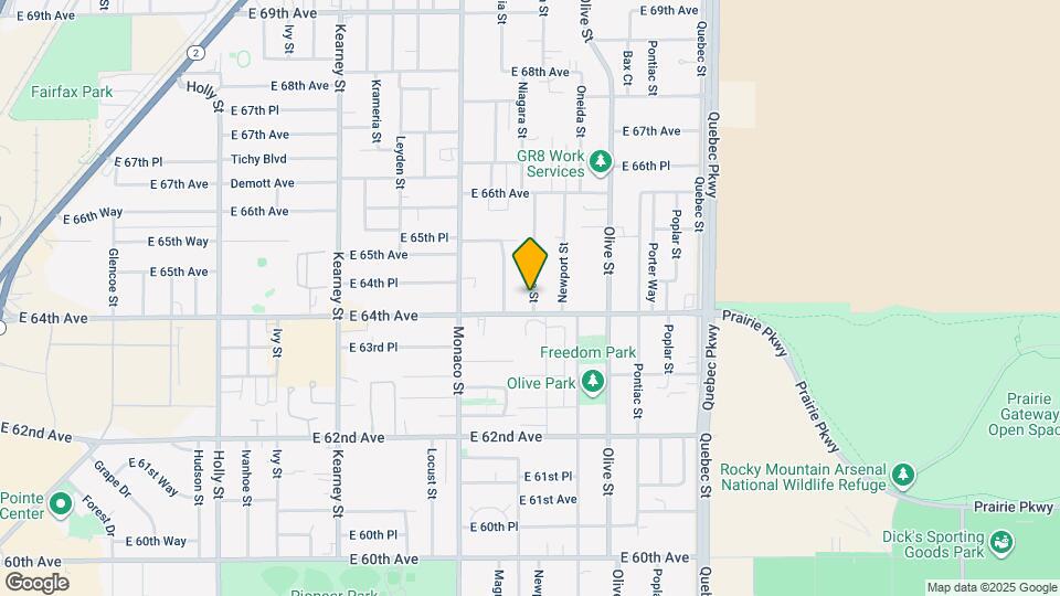 6421 Niagara St Map and Location Details