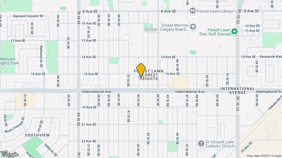 1710 42nd St SE Map and Location Details