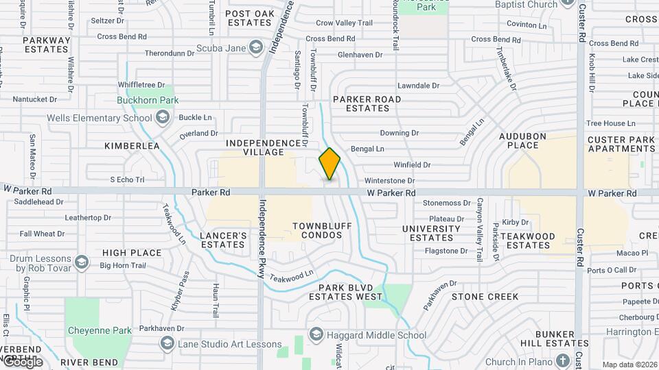 3302 Townbluff Pl Map and Location Details