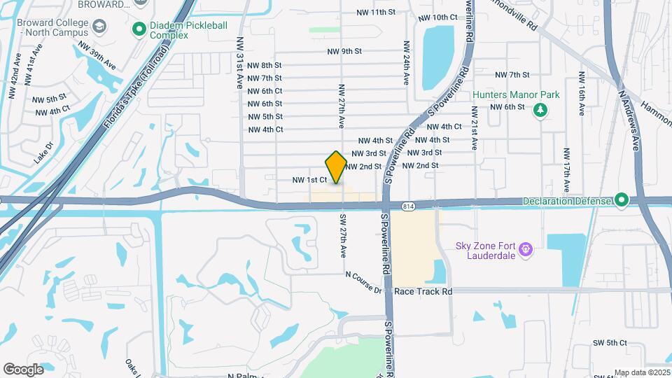 2711 NW 1st St Map and Location Details