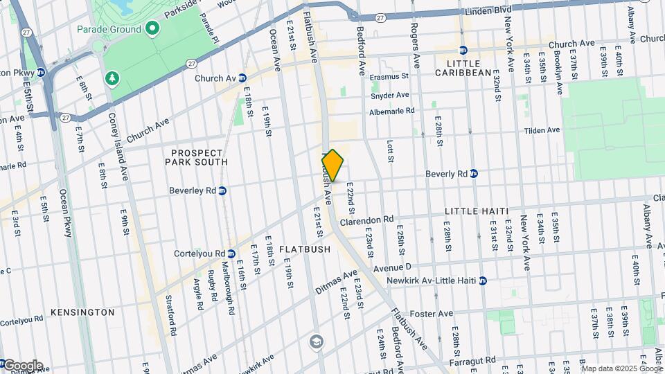1073 Flatbush Ave Map and Location Details
