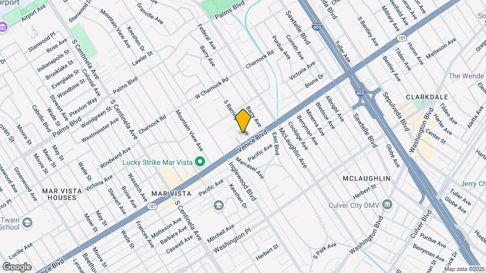 3773 S Barrington Ave Mapa y Detalles de la Ubicación