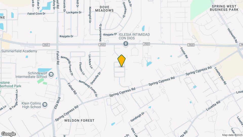 3211 Crestbridge Ln Map and Location Details