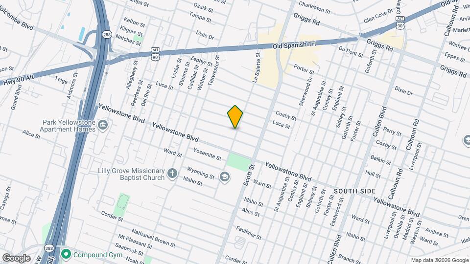 3734 Daphne St Map and Location Details