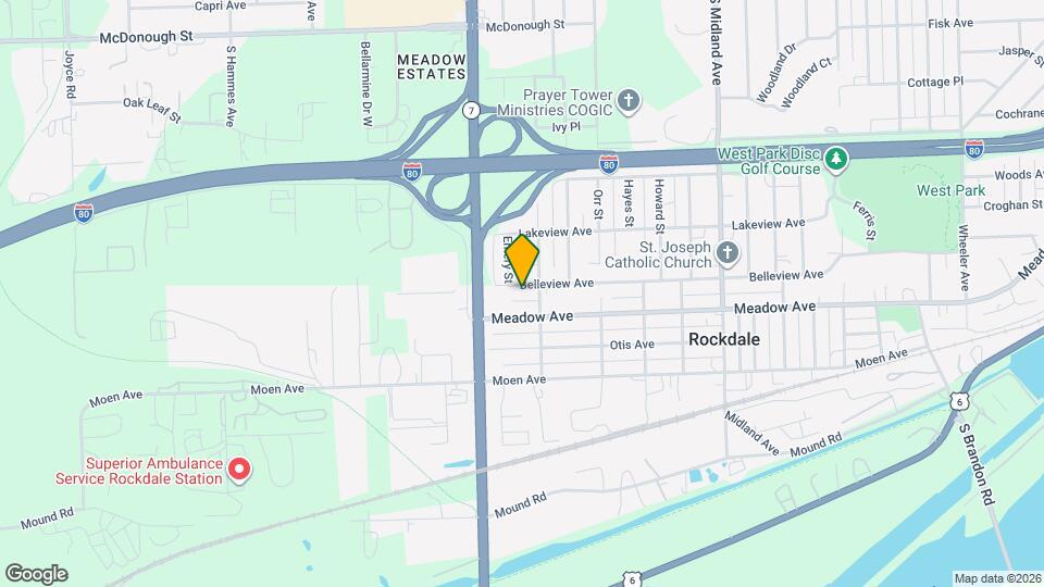 1704 Belleview Ave Map and Location Details