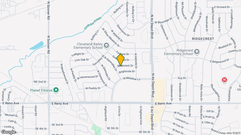 720 Briarcrest Dr Map and Location Details