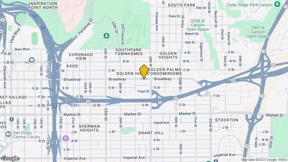 2751 Broadway Map and Location Details