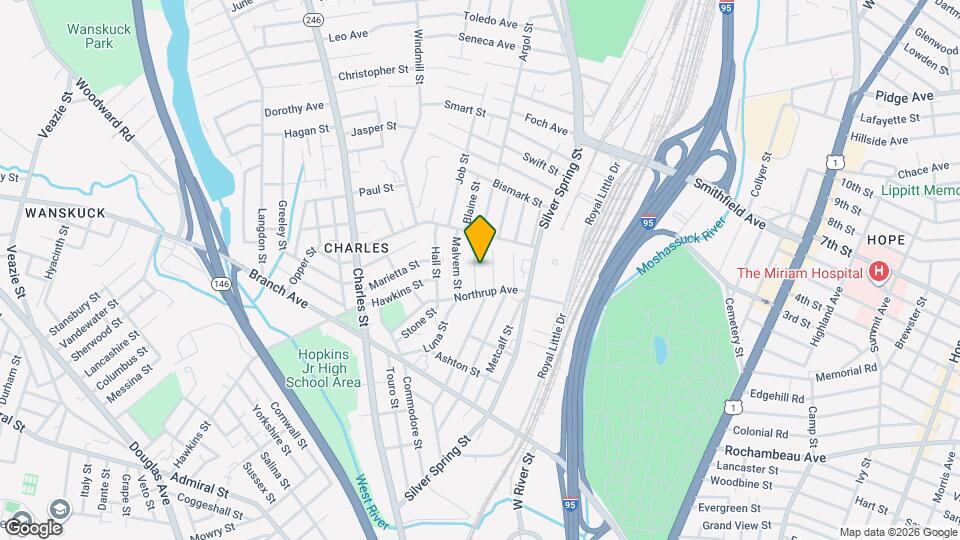 23 Vaughan St Map and Location Details