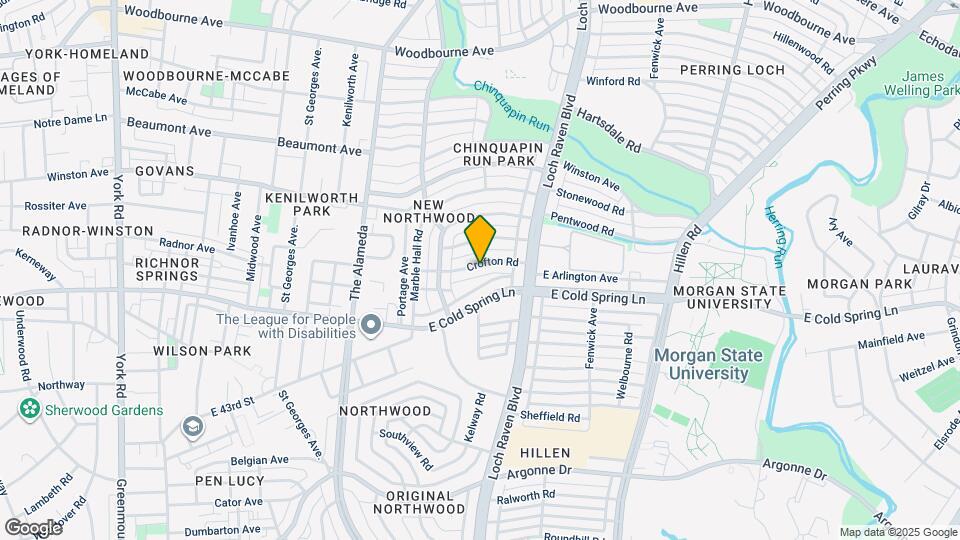 1325 Crofton Rd Map and Location Details
