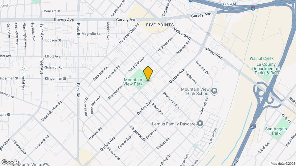 2646 Maxson Rd Map and Location Details