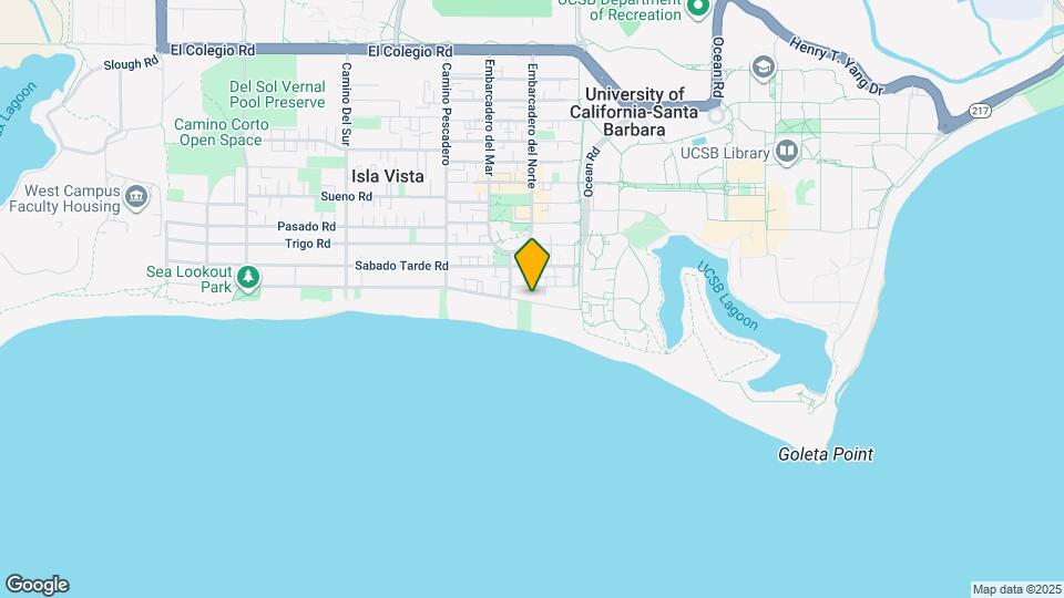6536 Del Playa Dr Mapa y Detalles de la Ubicación