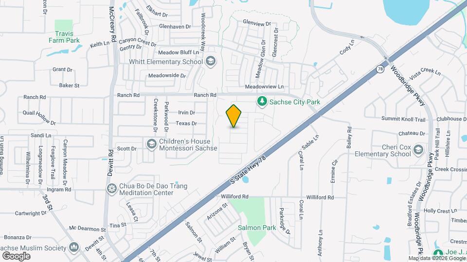 4107 Bullwhip Creek Ln Map and Location Details