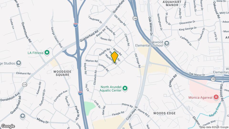 600 Marlboro Rd Map and Location Details