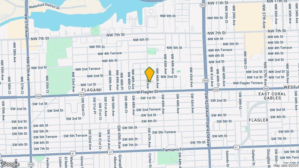 47 NW 47th Ave Map and Location Details