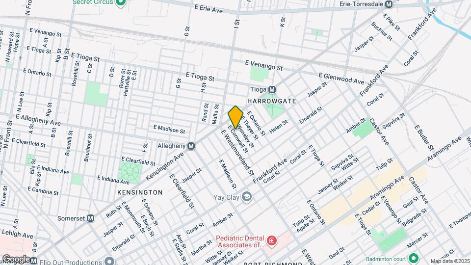 1847 E Cornwall St Map and Location Details