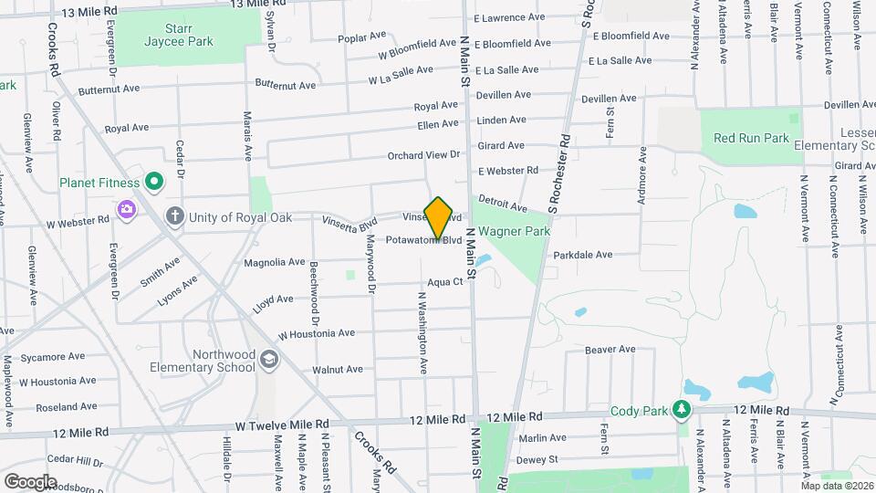 213 Potawatomi Blvd Map and Location Details